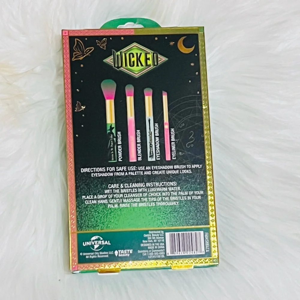 4-Piece Wicked Cosmetic Brush Set